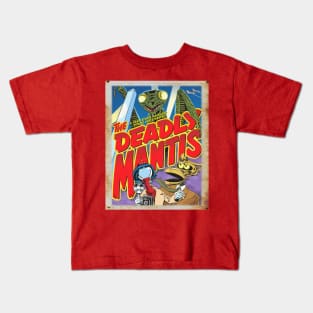 Mystery Science Rusty Barn Sign 3000 - The Deadly Mantis Kids T-Shirt